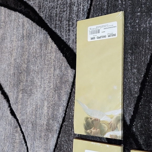 VINTAGE SOBRA GOLD HEAVENLY ANGELES STAR 100 ENVELOPES BUNDLE PRICE - Picture 2 of 10